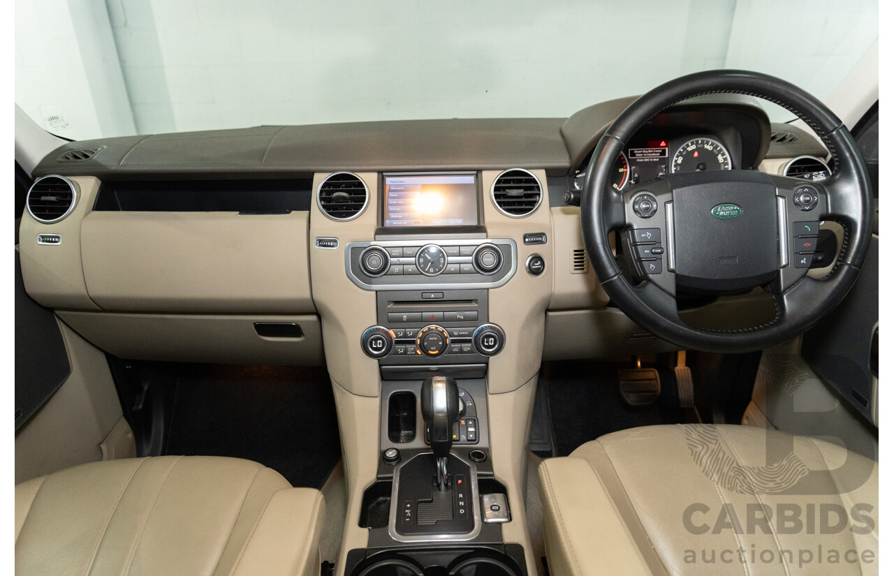 5/2011 Land Rover Discovery 4 SDV6 HSE MY11 4d Wagon Santorini Black Metallic Turbo Diesel V6 3.0L