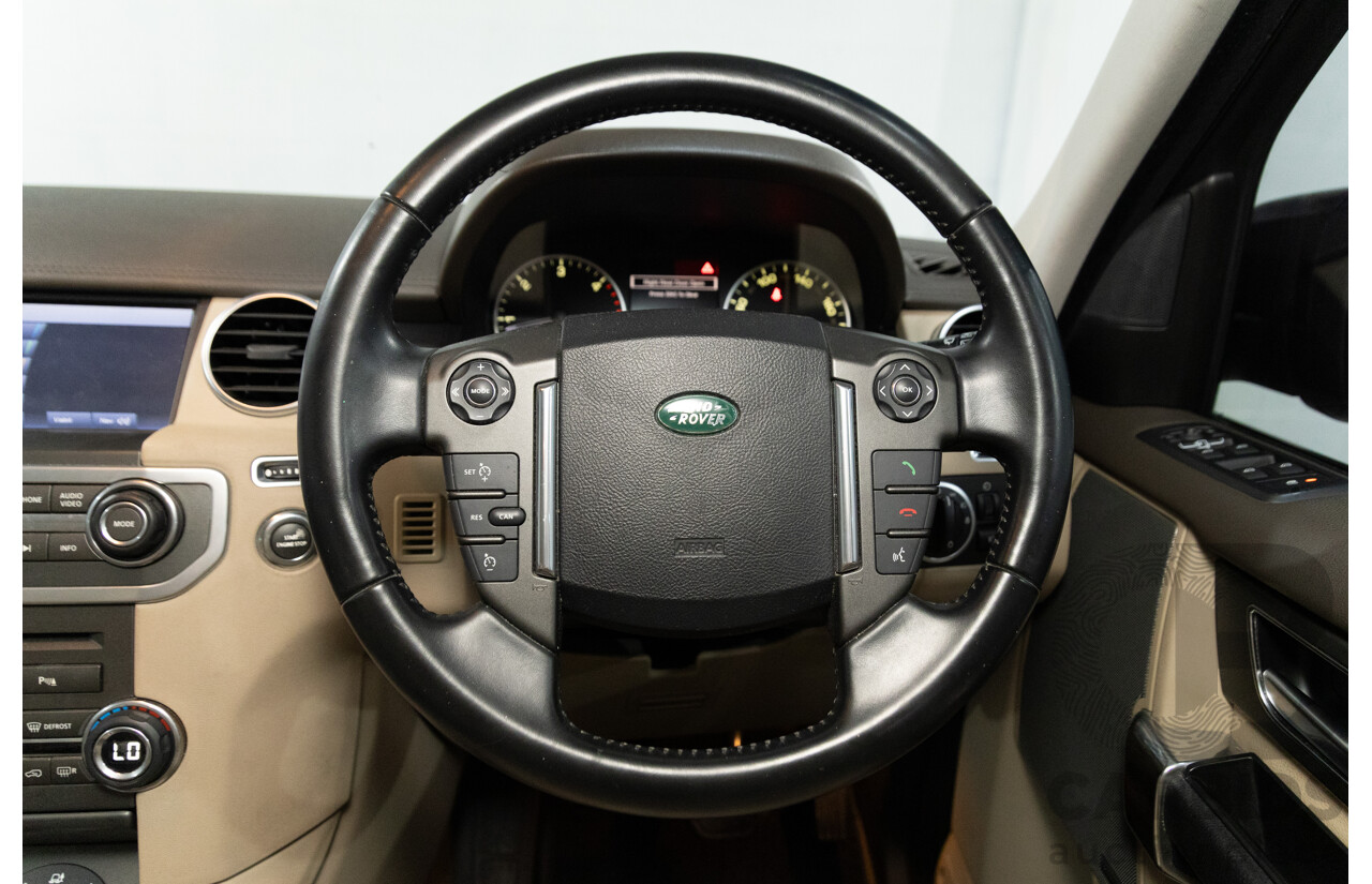 5/2011 Land Rover Discovery 4 SDV6 HSE MY11 4d Wagon Santorini Black Metallic Turbo Diesel V6 3.0L