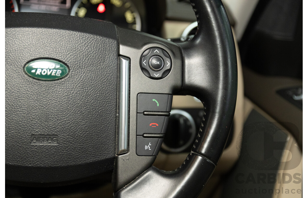 5/2011 Land Rover Discovery 4 SDV6 HSE MY11 4d Wagon Santorini Black Metallic Turbo Diesel V6 3.0L