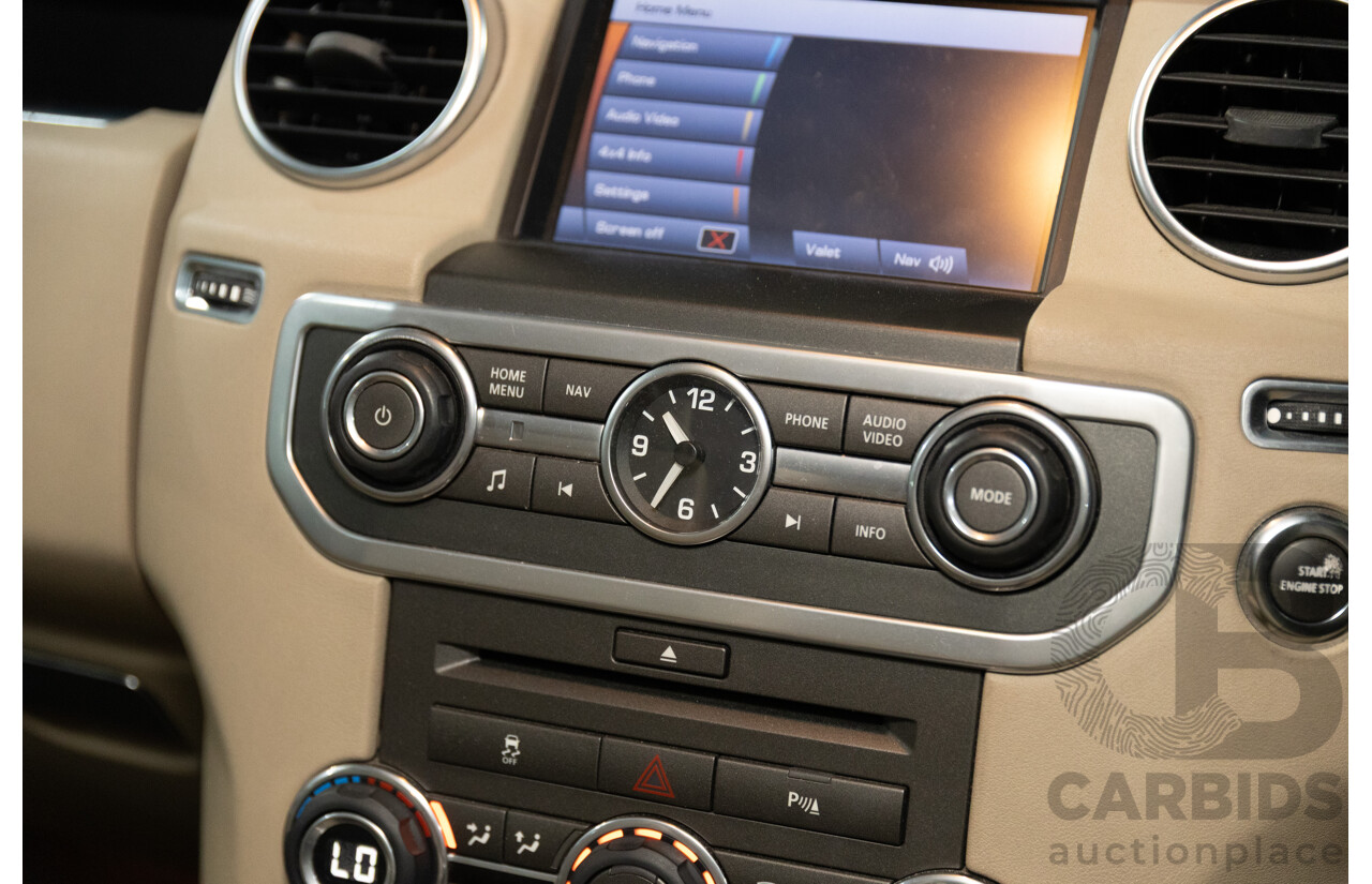 5/2011 Land Rover Discovery 4 SDV6 HSE MY11 4d Wagon Santorini Black Metallic Turbo Diesel V6 3.0L