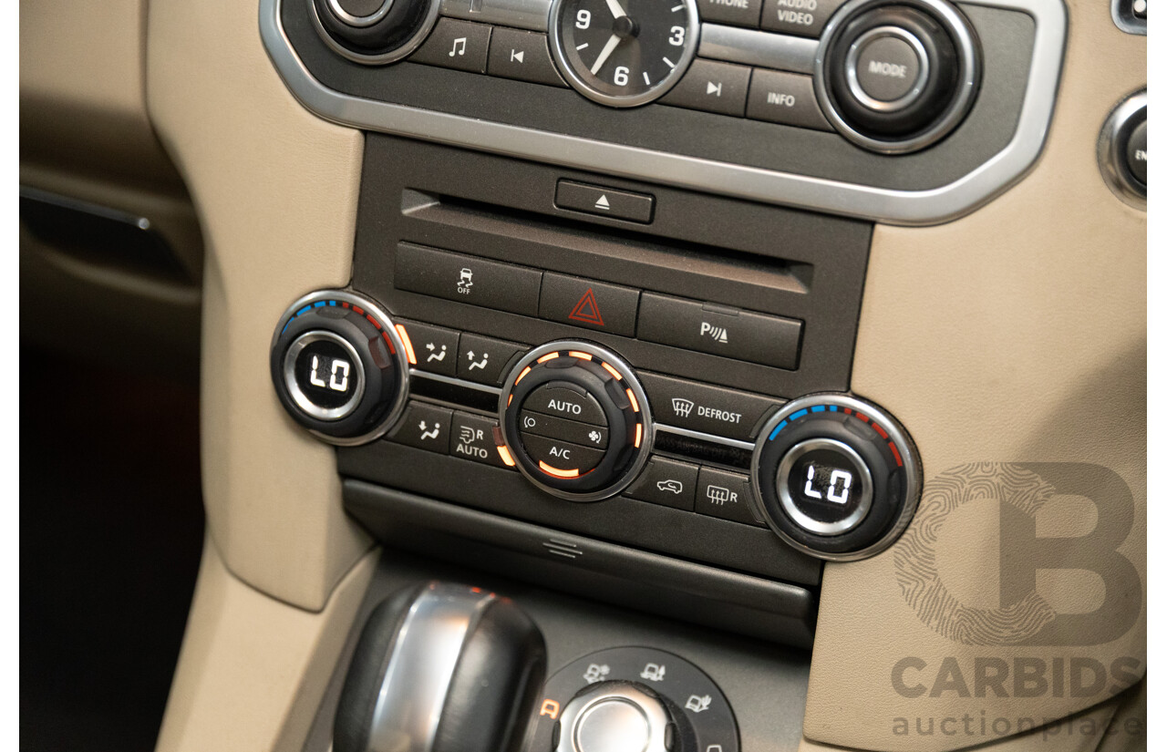 5/2011 Land Rover Discovery 4 SDV6 HSE MY11 4d Wagon Santorini Black Metallic Turbo Diesel V6 3.0L