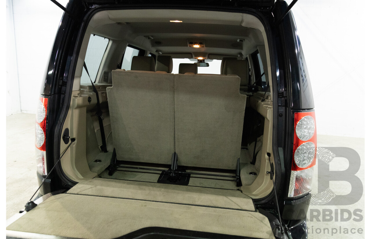 5/2011 Land Rover Discovery 4 SDV6 HSE MY11 4d Wagon Santorini Black Metallic Turbo Diesel V6 3.0L
