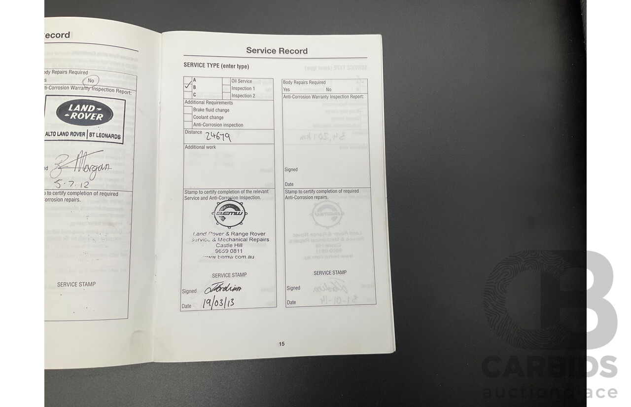 5/2011 Land Rover Discovery 4 SDV6 HSE MY11 4d Wagon Santorini Black Metallic Turbo Diesel V6 3.0L