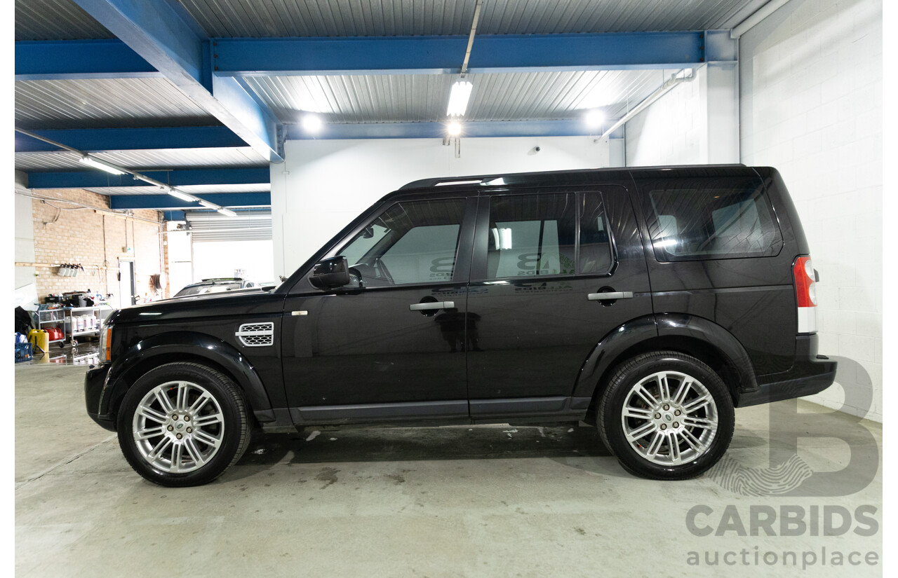 5/2011 Land Rover Discovery 4 SDV6 HSE MY11 4d Wagon Santorini Black Metallic Turbo Diesel V6 3.0L