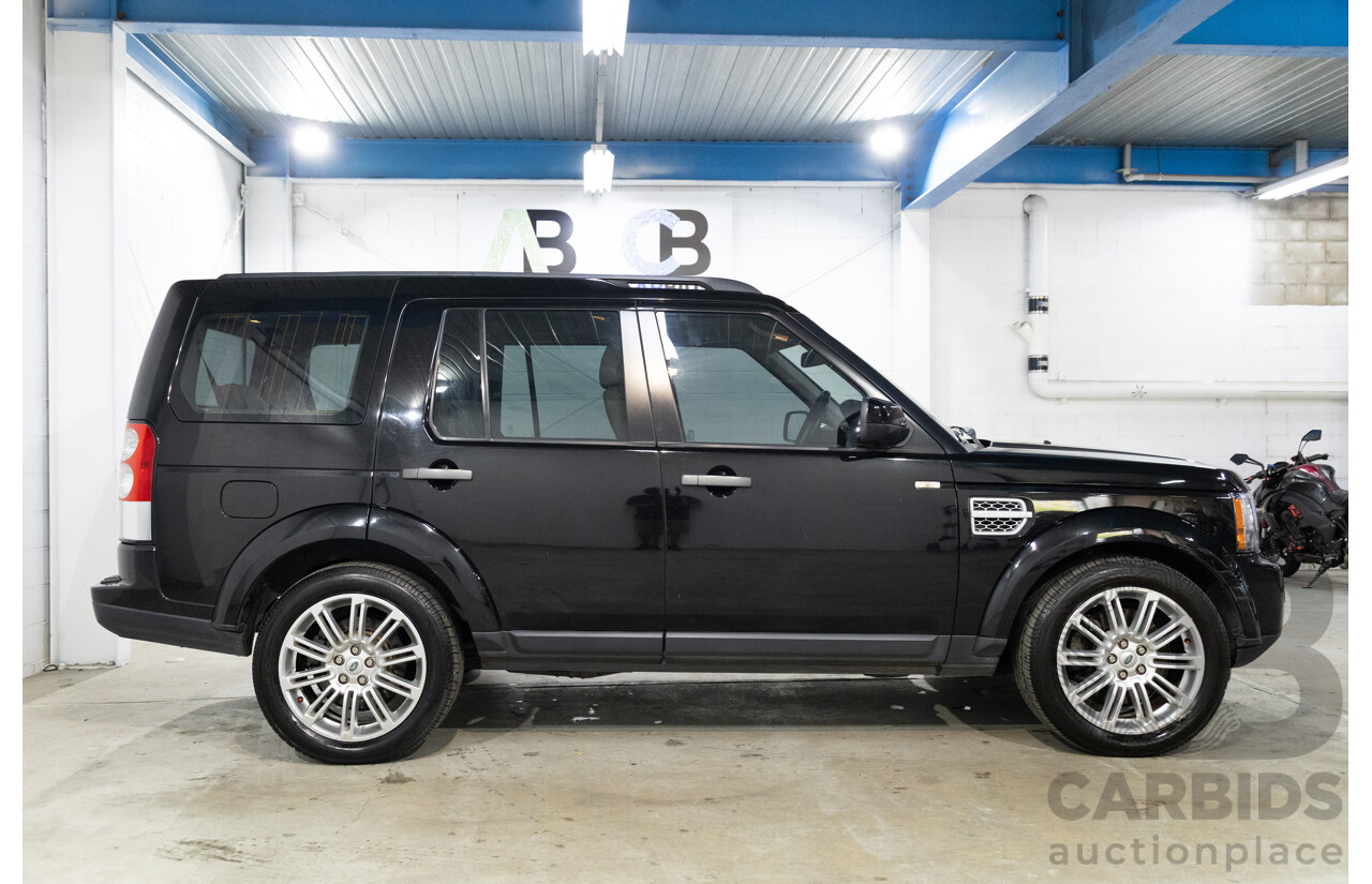 5/2011 Land Rover Discovery 4 SDV6 HSE MY11 4d Wagon Santorini Black Metallic Turbo Diesel V6 3.0L