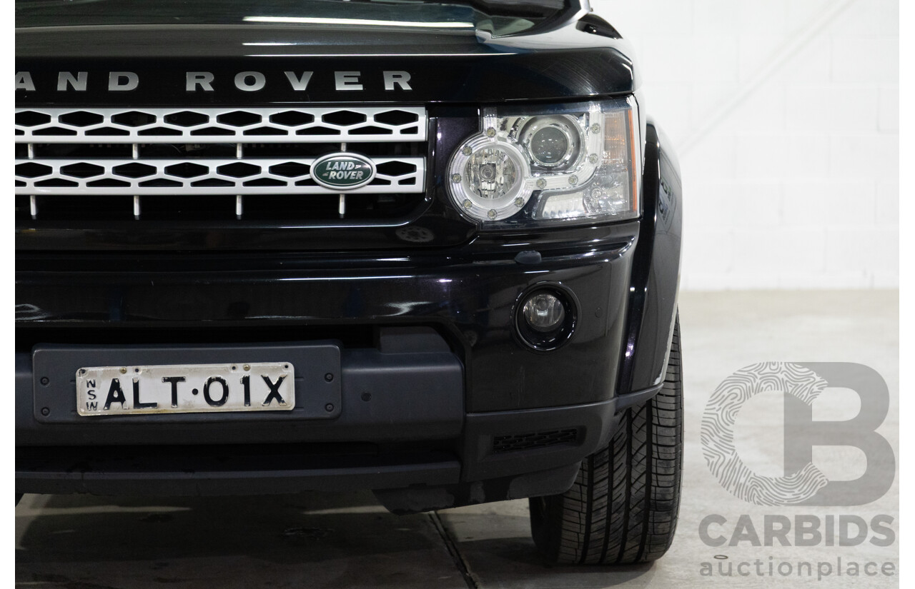 5/2011 Land Rover Discovery 4 SDV6 HSE MY11 4d Wagon Santorini Black Metallic Turbo Diesel V6 3.0L