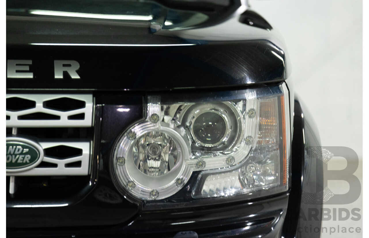 5/2011 Land Rover Discovery 4 SDV6 HSE MY11 4d Wagon Santorini Black Metallic Turbo Diesel V6 3.0L