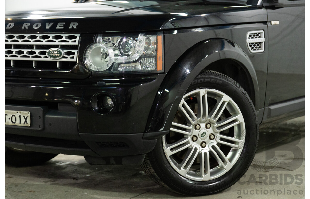 5/2011 Land Rover Discovery 4 SDV6 HSE MY11 4d Wagon Santorini Black Metallic Turbo Diesel V6 3.0L