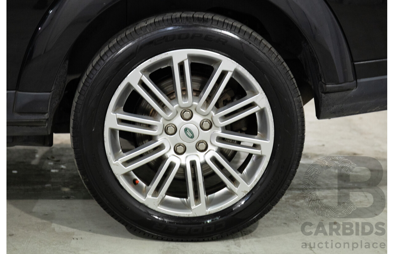 5/2011 Land Rover Discovery 4 SDV6 HSE MY11 4d Wagon Santorini Black Metallic Turbo Diesel V6 3.0L