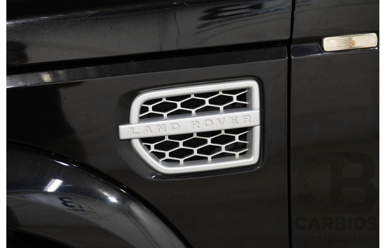 5/2011 Land Rover Discovery 4 SDV6 HSE MY11 4d Wagon Santorini Black Metallic Turbo Diesel V6 3.0L