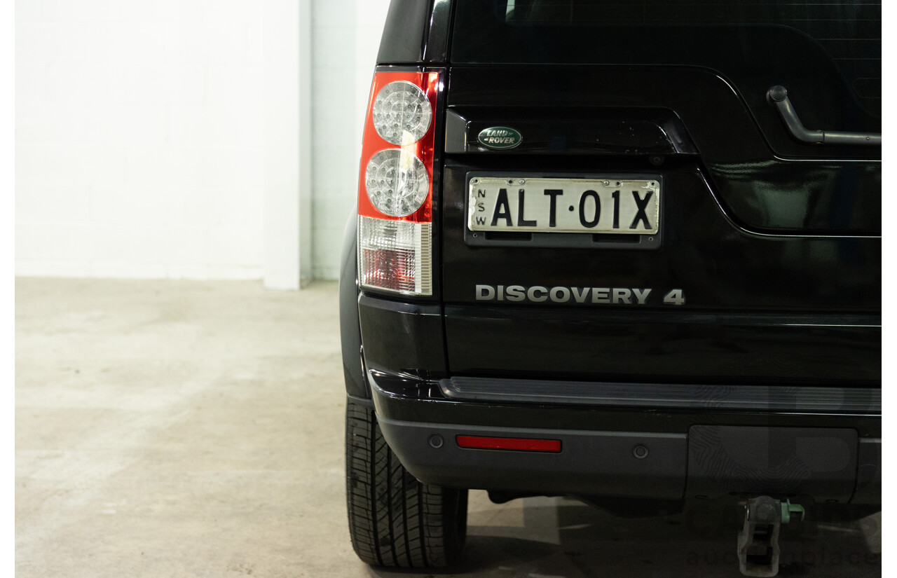5/2011 Land Rover Discovery 4 SDV6 HSE MY11 4d Wagon Santorini Black Metallic Turbo Diesel V6 3.0L