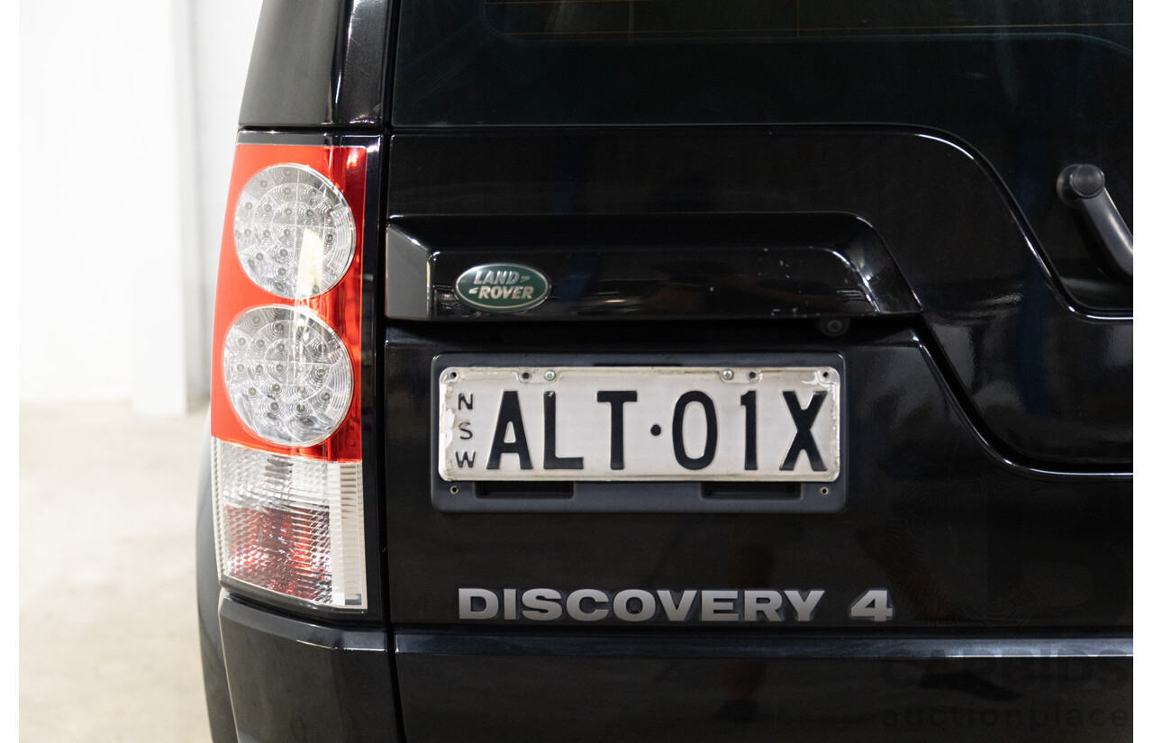 5/2011 Land Rover Discovery 4 SDV6 HSE MY11 4d Wagon Santorini Black Metallic Turbo Diesel V6 3.0L