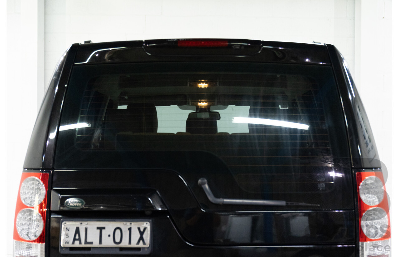 5/2011 Land Rover Discovery 4 SDV6 HSE MY11 4d Wagon Santorini Black Metallic Turbo Diesel V6 3.0L