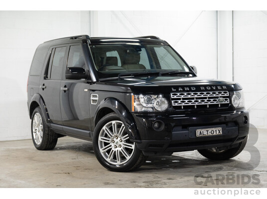 5/2011 Land Rover Discovery 4 SDV6 HSE MY11 4d Wagon Santorini Black Metallic Turbo Diesel V6 3.0L