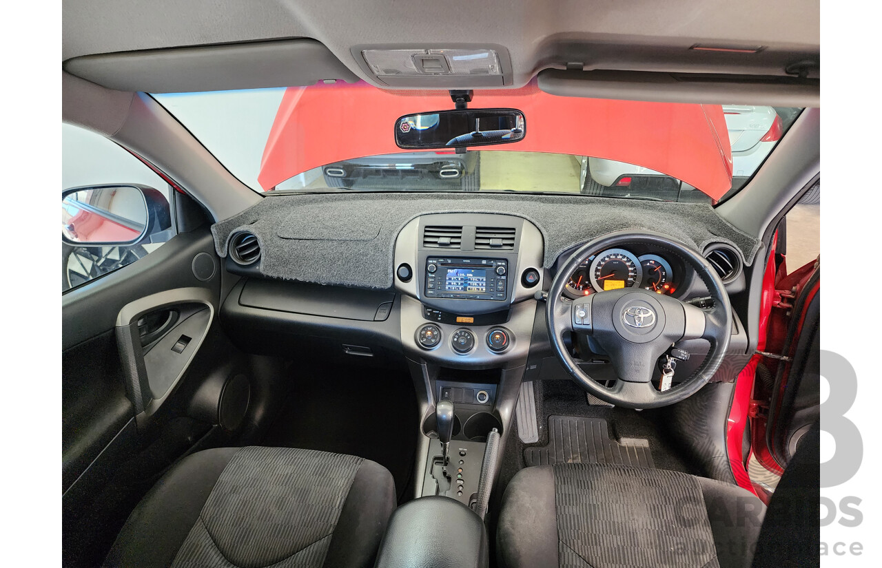 10/2011 Toyota Rav4 Altitude (2wd) ACA38R MY11 4d Wagon Red 2.4L