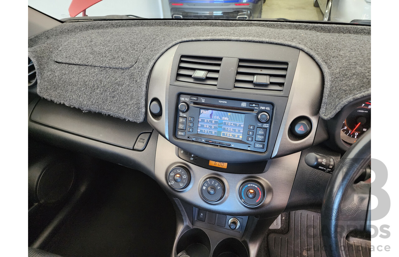 10/2011 Toyota Rav4 Altitude (2wd) ACA38R MY11 4d Wagon Red 2.4L