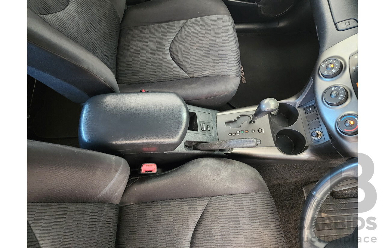 10/2011 Toyota Rav4 Altitude (2wd) ACA38R MY11 4d Wagon Red 2.4L