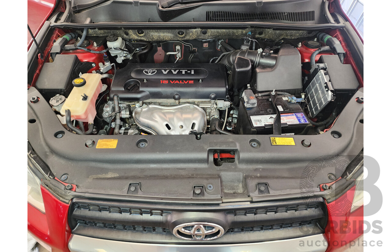 10/2011 Toyota Rav4 Altitude (2wd) ACA38R MY11 4d Wagon Red 2.4L