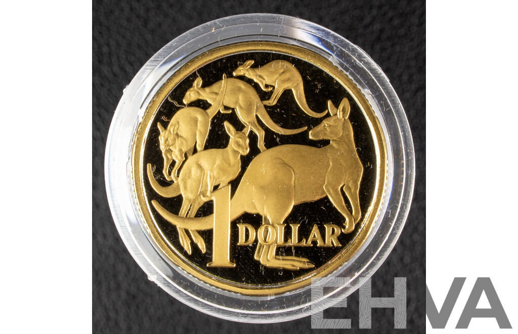 Australian RAM 1984 Proof One Dollar Coin, First Year Issue