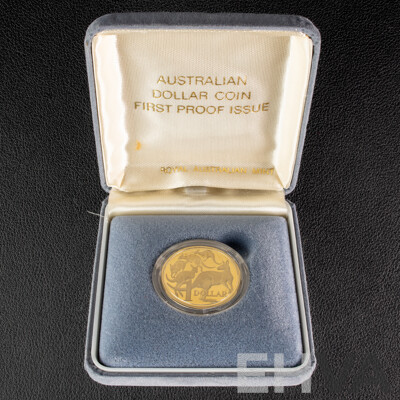 Australian RAM 1984 Proof One Dollar Coin, First Year Issue