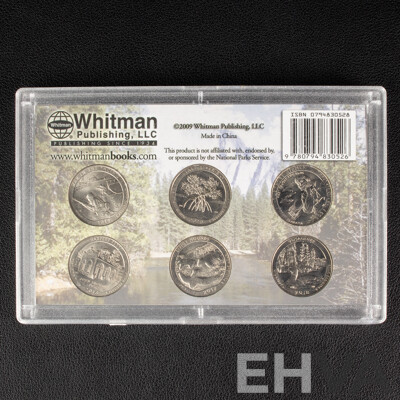 USA 2010-2021 Six UNC Quarters, National Parks