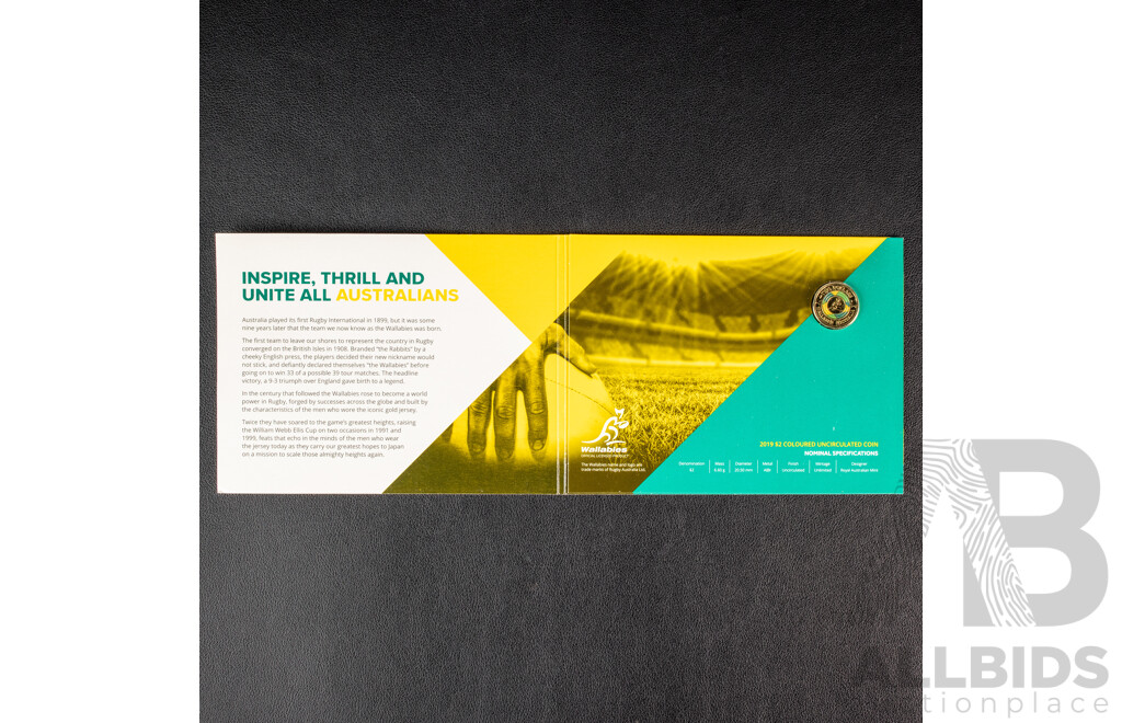 Seven Australian 2016 - 2019 commemorative two dollar coins