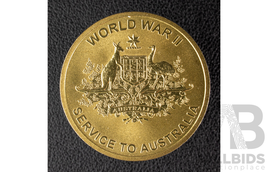 Australian 2005 60th Anniversary WW2 Service Medal.