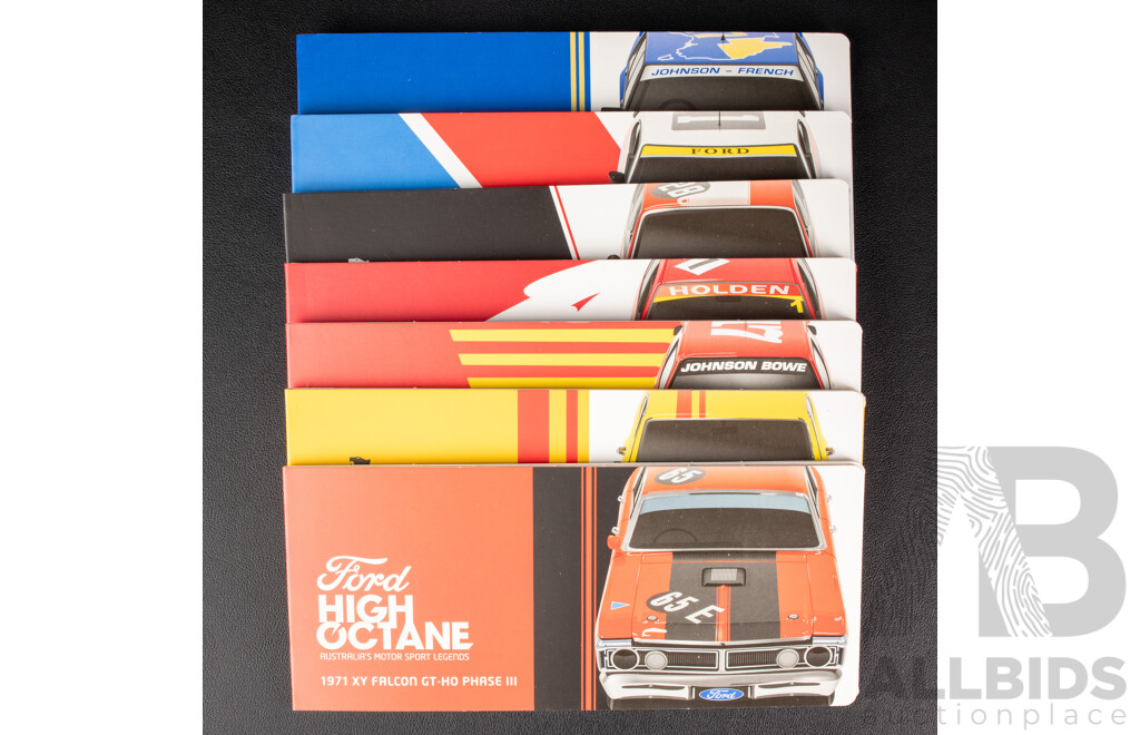 Seven Australian 2018 Fifty Cent Coins, High Octane Legends