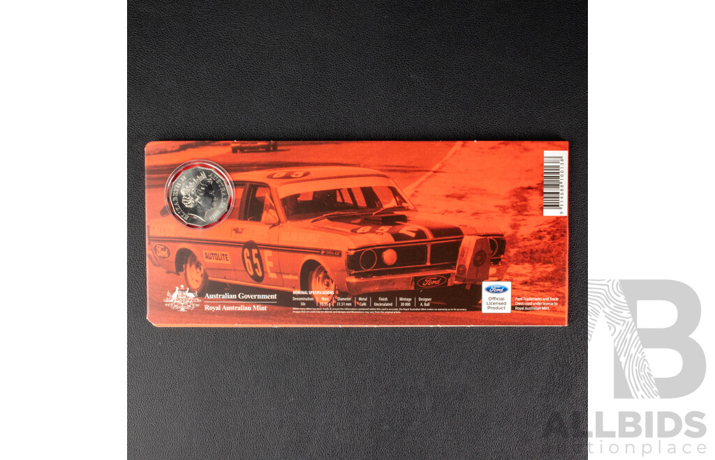 Seven Australian 2018 Fifty Cent Coins, High Octane Legends