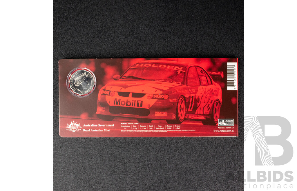 Seven Australian 2018 Fifty Cent Coins, High Octane Legends