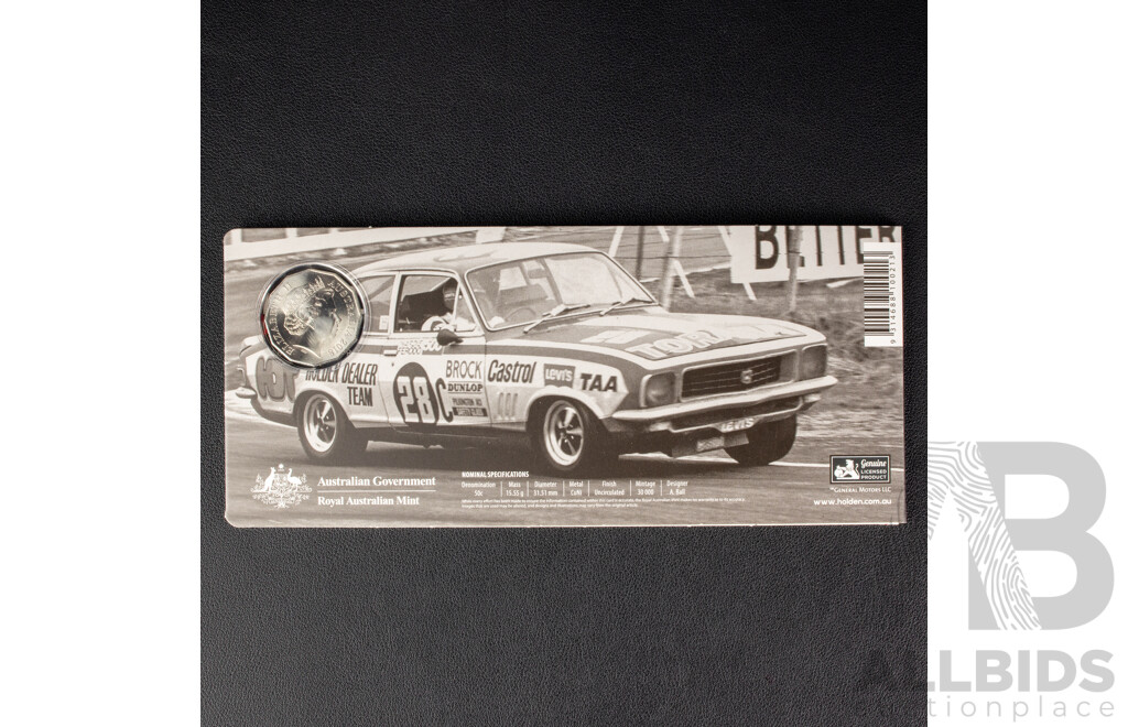 Seven Australian 2018 Fifty Cent Coins, High Octane Legends