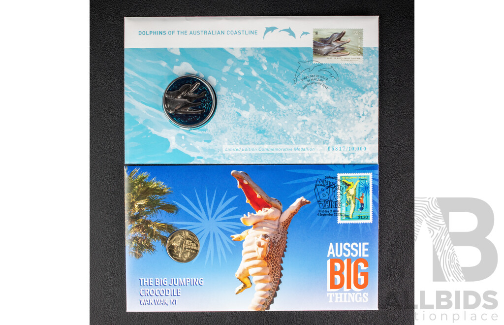 Two Australian PNCs Jumping Crocodile and Australian Dolphins.