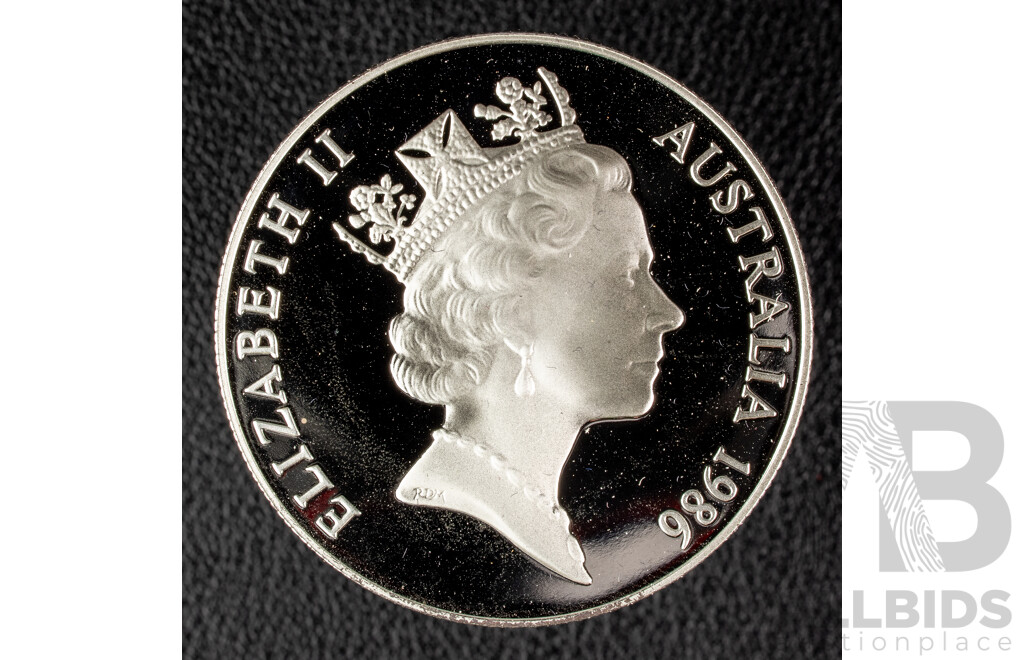 Australian 1986 Silver Ten Dollar Coin, State Series South Australia .925