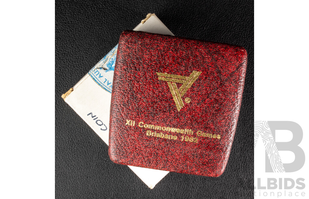 Australian RAM 1982 Silver Proof Ten Dollar Coin, Commonwealth Games .925