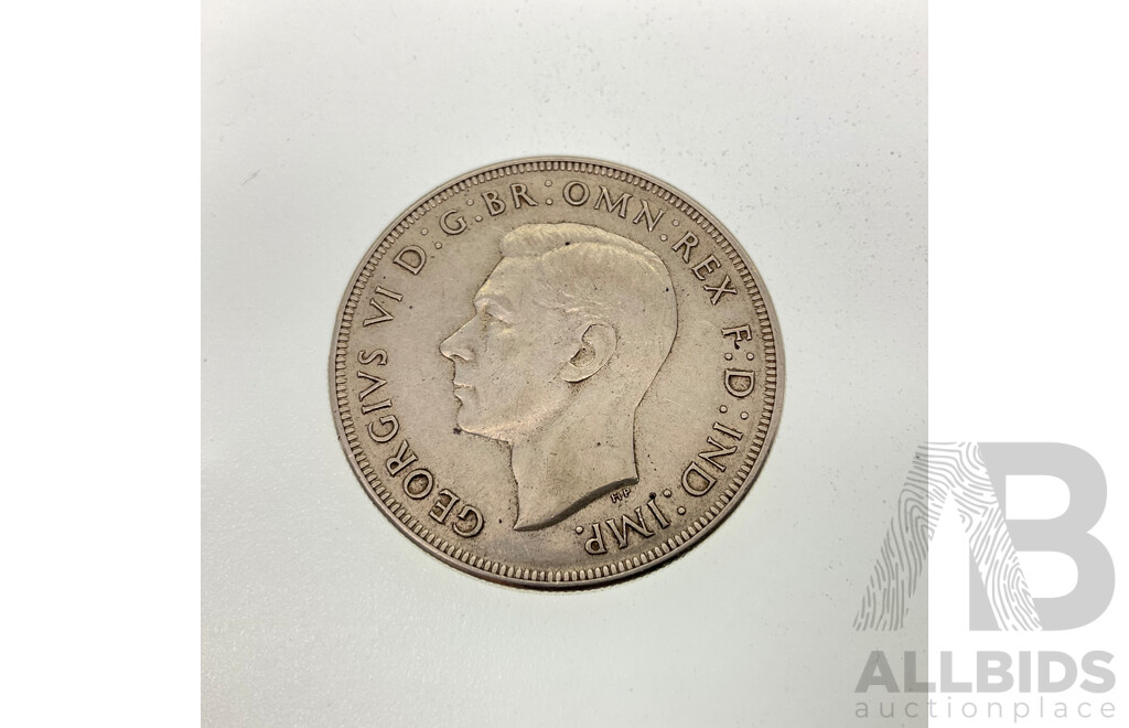 Australian 1937 KGVI Silver Crown .925