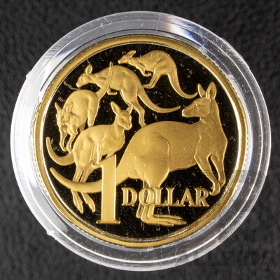 Australian RAM 1984 Proof One Dollar Coin, First Year Issue