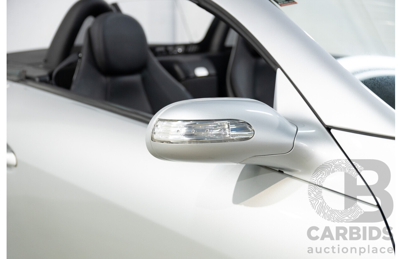 5/2007 Mercedes-Benz SLK 280 R171 07 Upgrade 2d Convertible Iridium Silver Metallic V6 3.0L
