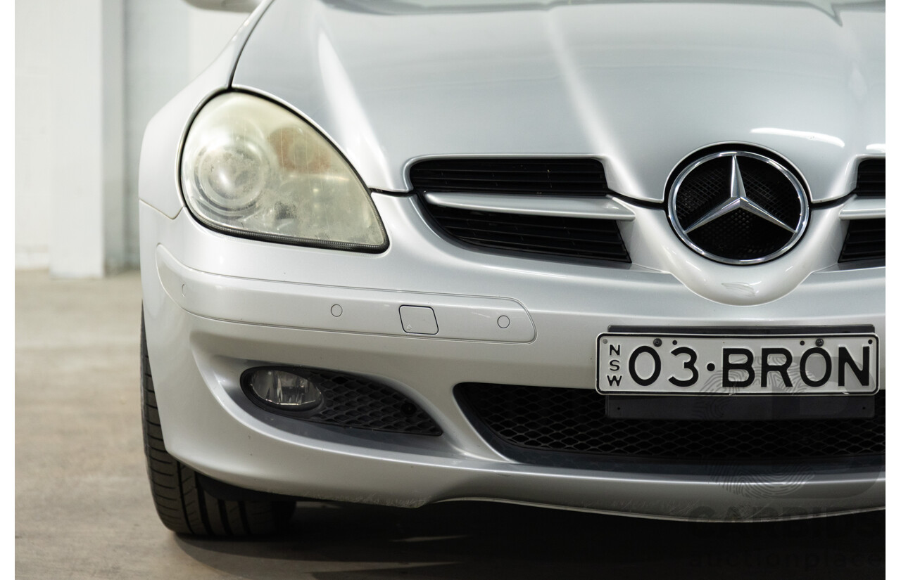 5/2007 Mercedes-Benz SLK 280 R171 07 Upgrade 2d Convertible Iridium Silver Metallic V6 3.0L
