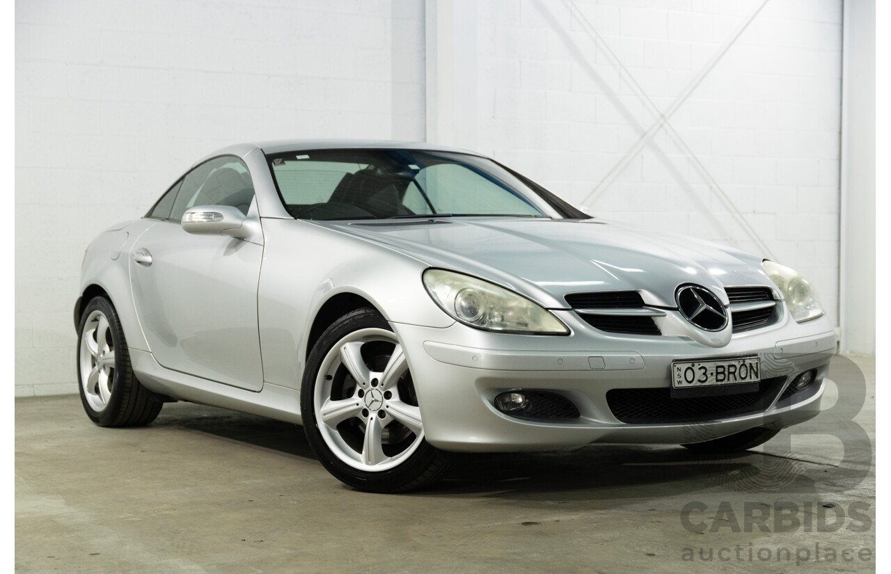 5/2007 Mercedes-Benz SLK 280 R171 07 Upgrade 2d Convertible Iridium Silver Metallic V6 3.0L