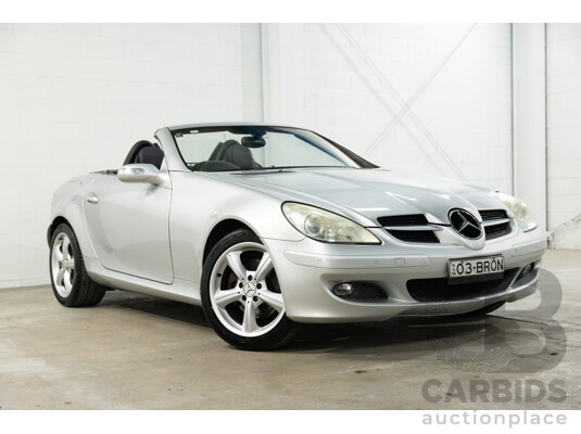 5/2007 Mercedes-Benz SLK 280 R171 07 Upgrade 2d Convertible Iridium Silver Metallic V6 3.0L