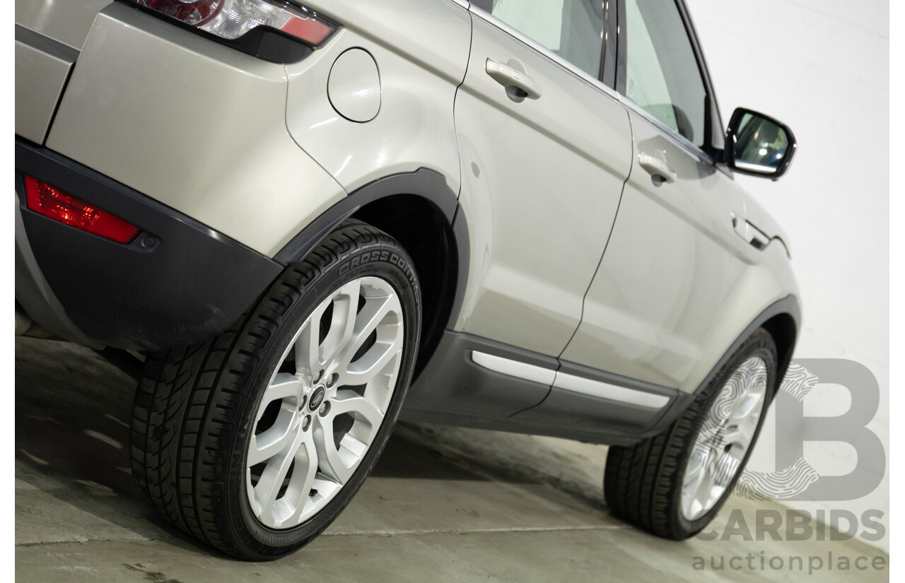 2/2013 Range Rover Evoque SD4 Prestige LV MY13 5d Wagon Ipanema Sand Metallic Turbo Diesel 2.2L