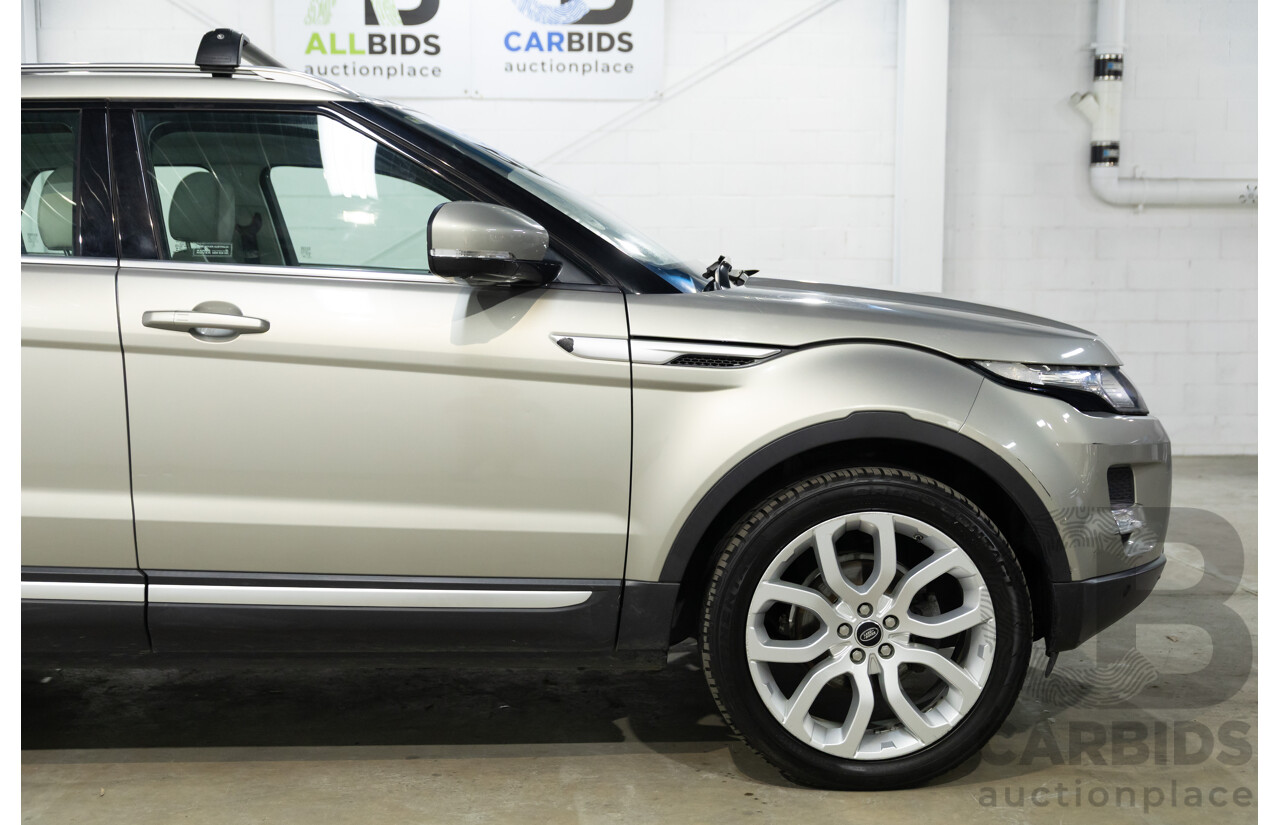 2/2013 Range Rover Evoque SD4 Prestige LV MY13 5d Wagon Ipanema Sand Metallic Turbo Diesel 2.2L