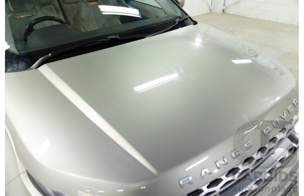 2/2013 Range Rover Evoque SD4 Prestige LV MY13 5d Wagon Ipanema Sand Metallic Turbo Diesel 2.2L