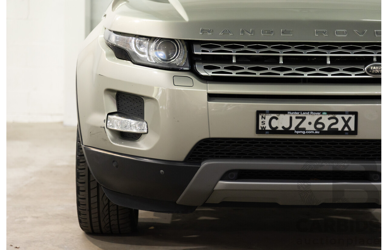 2/2013 Range Rover Evoque SD4 Prestige LV MY13 5d Wagon Ipanema Sand Metallic Turbo Diesel 2.2L