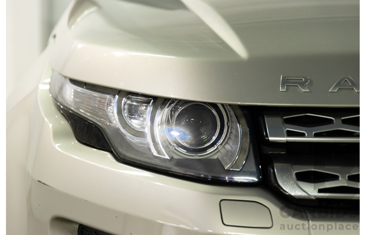 2/2013 Range Rover Evoque SD4 Prestige LV MY13 5d Wagon Ipanema Sand Metallic Turbo Diesel 2.2L