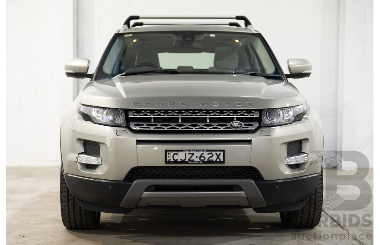 2/2013 Range Rover Evoque SD4 Prestige LV MY13 5d Wagon Ipanema Sand Metallic Turbo Diesel 2.2L