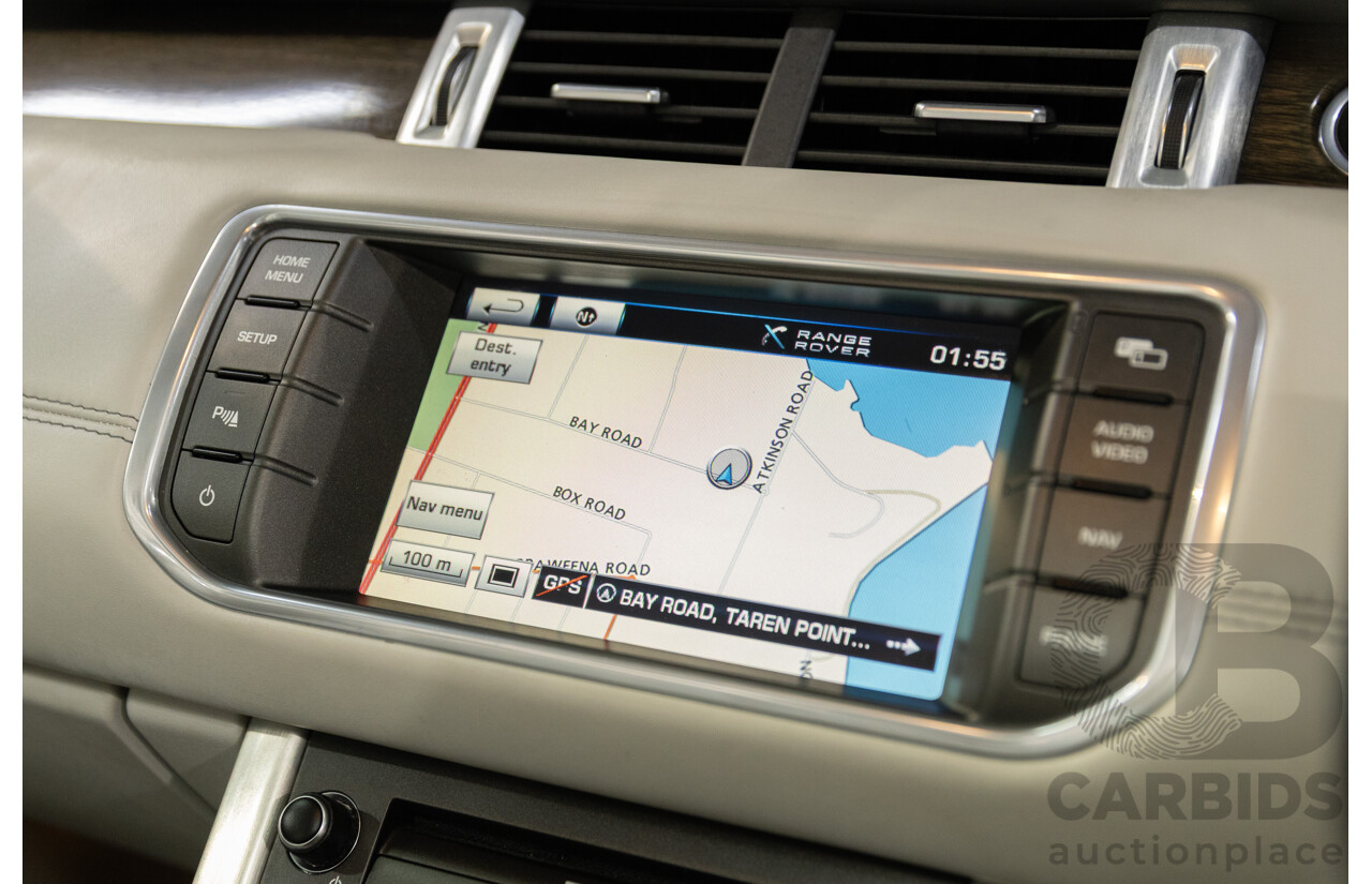 2/2013 Range Rover Evoque SD4 Prestige LV MY13 5d Wagon Ipanema Sand Metallic Turbo Diesel 2.2L