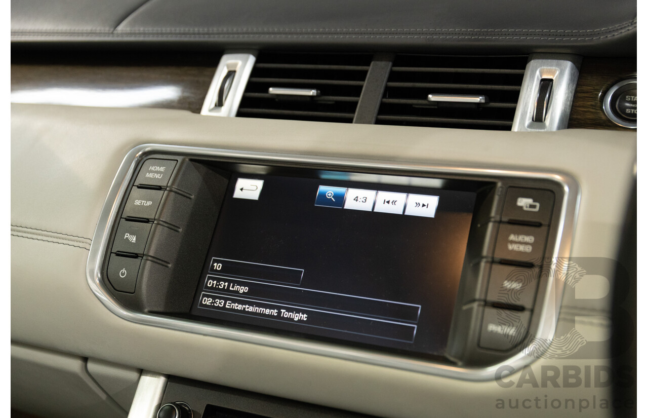 2/2013 Range Rover Evoque SD4 Prestige LV MY13 5d Wagon Ipanema Sand Metallic Turbo Diesel 2.2L
