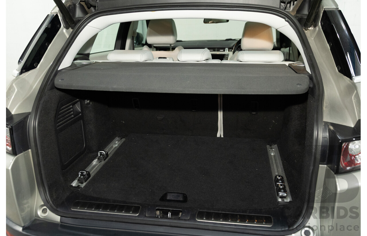 2/2013 Range Rover Evoque SD4 Prestige LV MY13 5d Wagon Ipanema Sand Metallic Turbo Diesel 2.2L