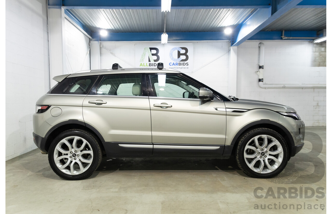 2/2013 Range Rover Evoque SD4 Prestige LV MY13 5d Wagon Ipanema Sand Metallic Turbo Diesel 2.2L